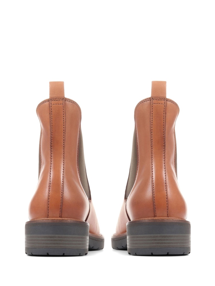 Jones Bootmaker Brown Maddalena Leather Chelsea Boots - Image 4 of 6