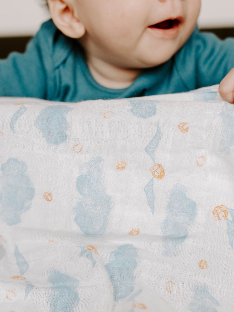 aden + anais Harry Potter iconic 100% Cotton Muslin Squares 3 Pack - Image 5 of 5 aden + anais Harry Potter iconic 100% Cotton Muslin Squares 3 Pack - Image 5 of 5