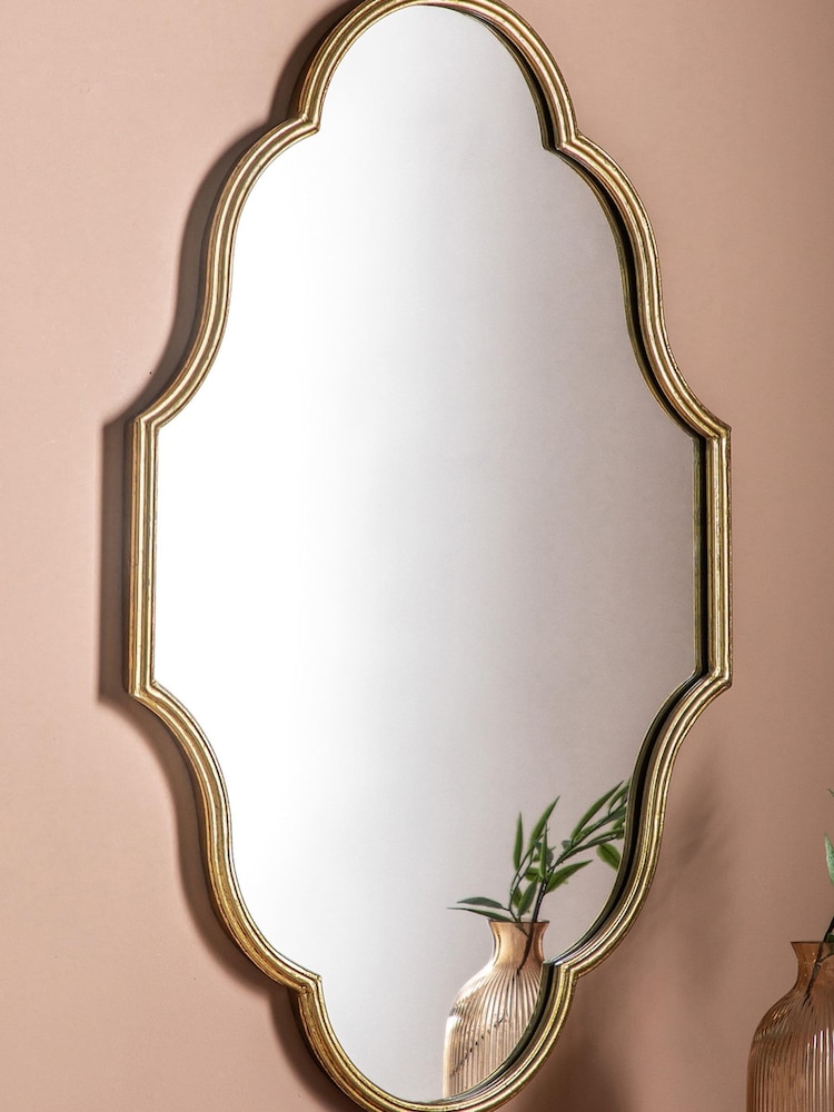 Gallery Home Gold Waratah Mirror - Image 1 of 3 Gallery Home Gold Waratah Mirror - Image 1 of 3