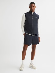Reiss Blue Finn Castore Performance Gilet - Image 1 of 6