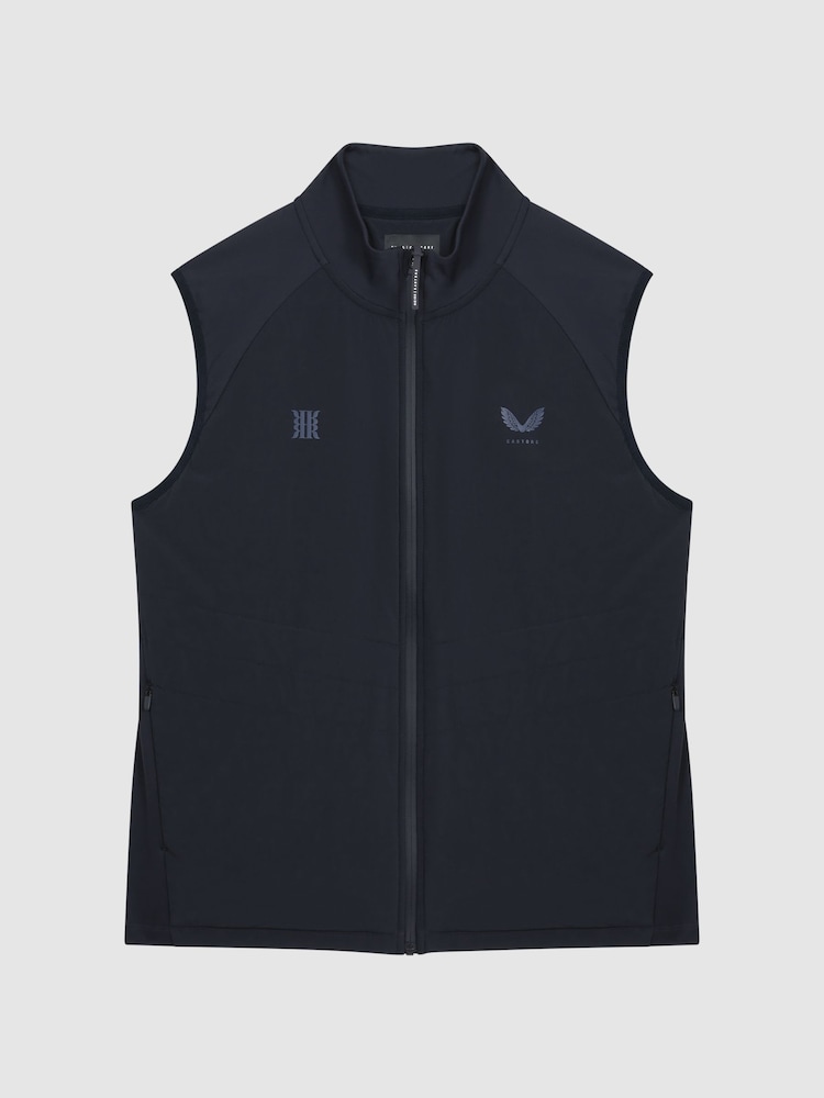 Reiss Blue Finn Castore Performance Gilet - Image 2 of 6