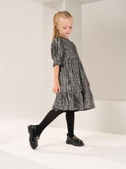 Angel & Rocket Silver Mila Sequin Dress - Image 2 of 6