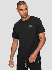 Threadbare Black Logo Short Sleeve Pyjamas Set - Image 6 of 9