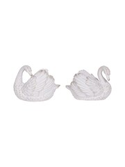 Laura Ashley White Swan Votive Candle Holder - Image 2 of 3