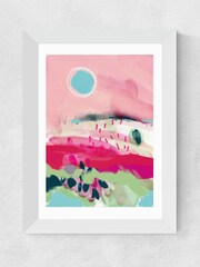 East End Prints White La Vie En Rose Print by Ana Rut Bre - Image 3 of 3