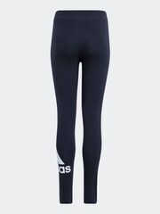 Schwarz - adidas Sportswear Essentials Baumwoll-Leggings mit grossem Logo - Bild 7 von 9
