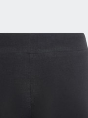 Schwarz - adidas Sportswear Essentials Baumwoll-Leggings mit grossem Logo - Bild 8 von 9