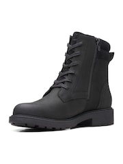 Schwarz - Clarks Orinoco2 Spice Stiefel in weiter Passform - Bild 3 von 7