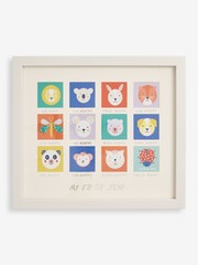 JoJo Maman Bébé White My First Year Photo Frame - Image 1 of 2