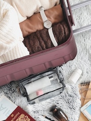 Flight Knight Burgundy + Burgundy EasyJet 56x45x25cm Overhead 4 Wheel ABS Hard Case Cabin Carry On Suitcase Set Of 2 - Image 4 of 8