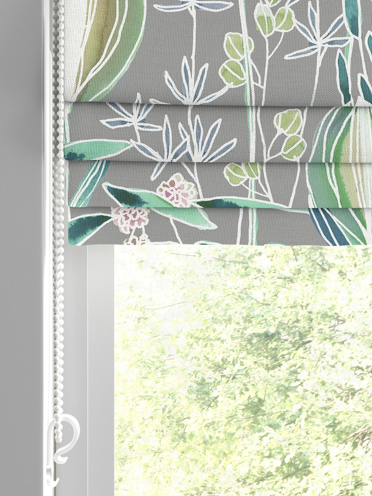 Voyage Mineral Grey Masina Made to Measure Roman Blind - Image 2 of 6