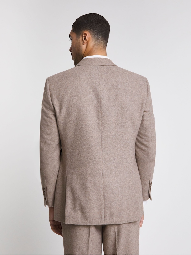 Jacamo Cream Tweed Ivy Blush Suit: Jacket - Image 2 of 4