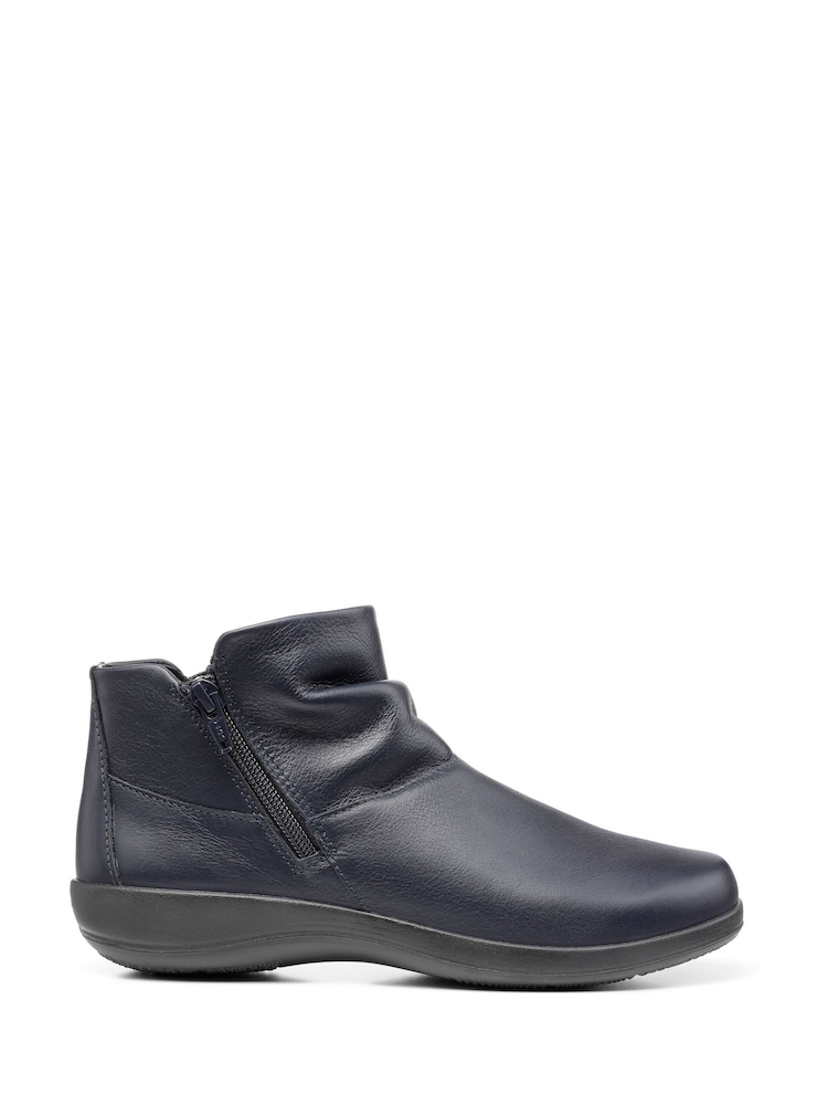 Hotter Blue Regular Fit Murmur Zip-Fastening Boots - Image 1 of 3