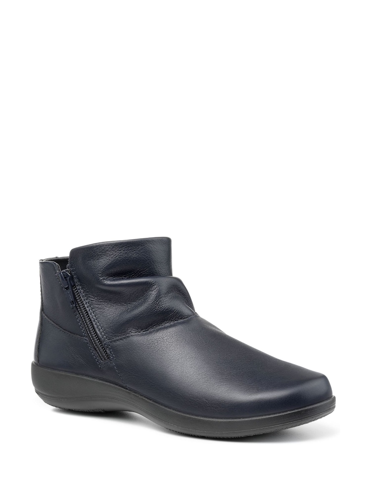 Hotter Blue Regular Fit Murmur Zip-Fastening Boots - Image 2 of 3