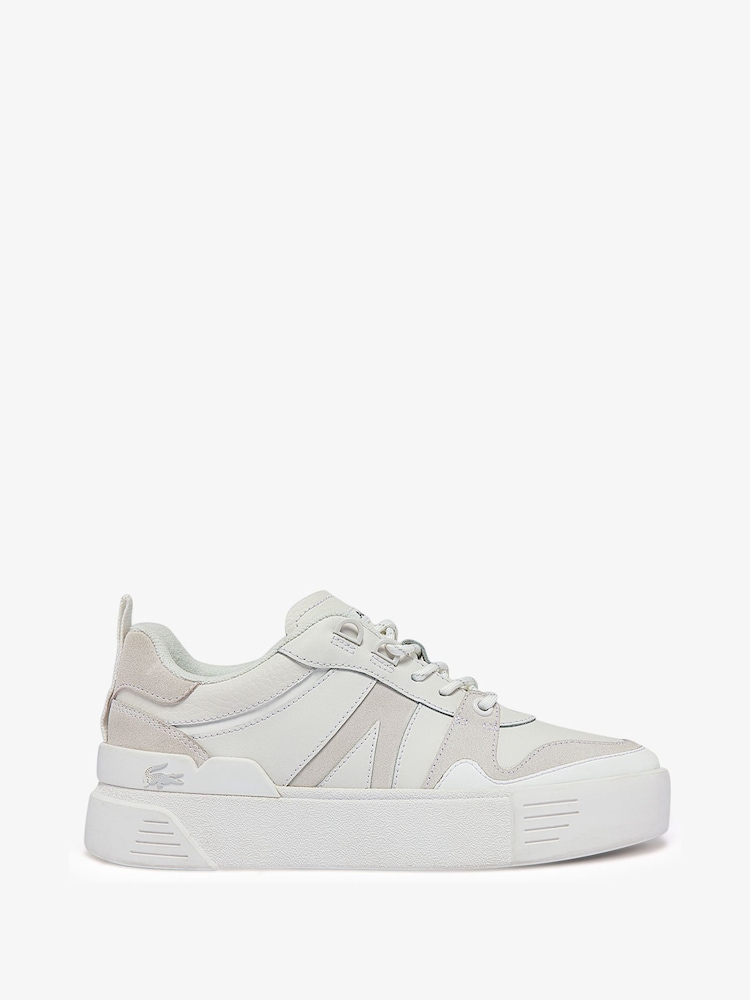 Белые кожаные кроссовки Lacoste L002 - Image 1 of 6