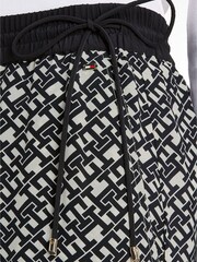 Tommy Hilfiger Monogram Printed Black Trousers - Image 3 of 3