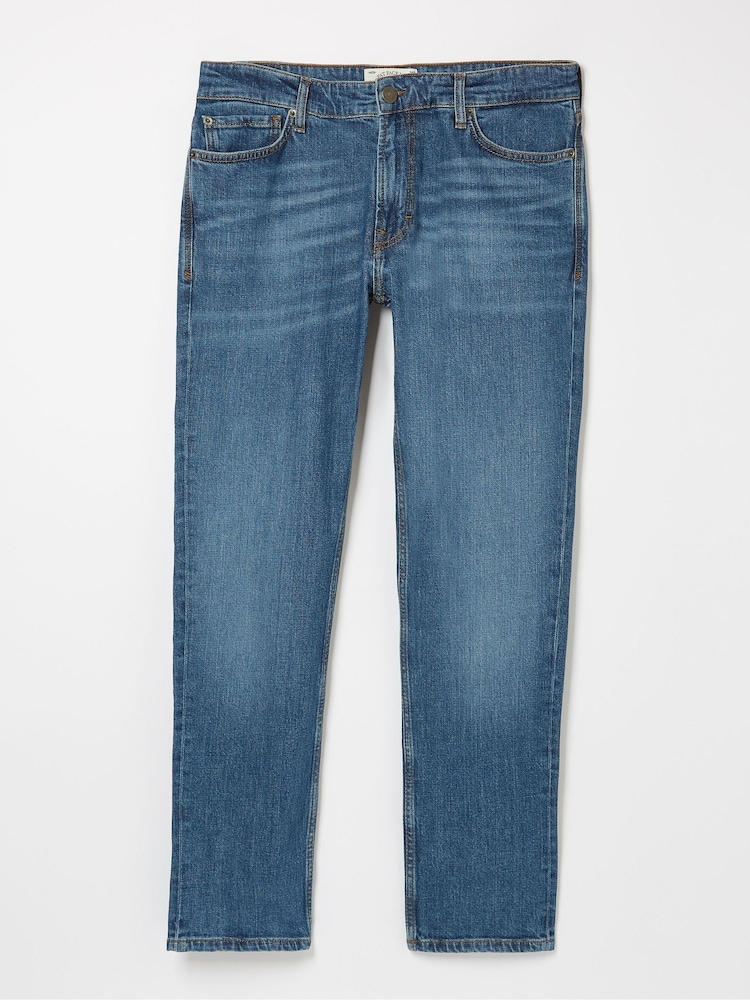 FatFace Blue Slim Stone Wash Jeans - Image 4 of 4