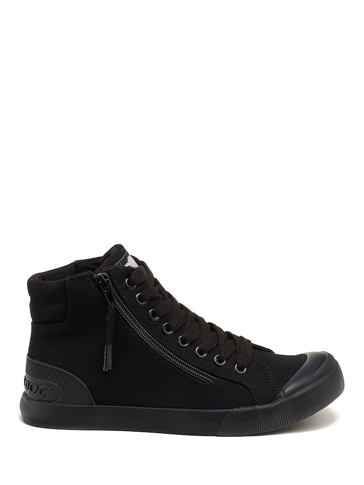 Rocket Dog Jazzin Hi 12A Canvas Trainers - Image 2 of 5