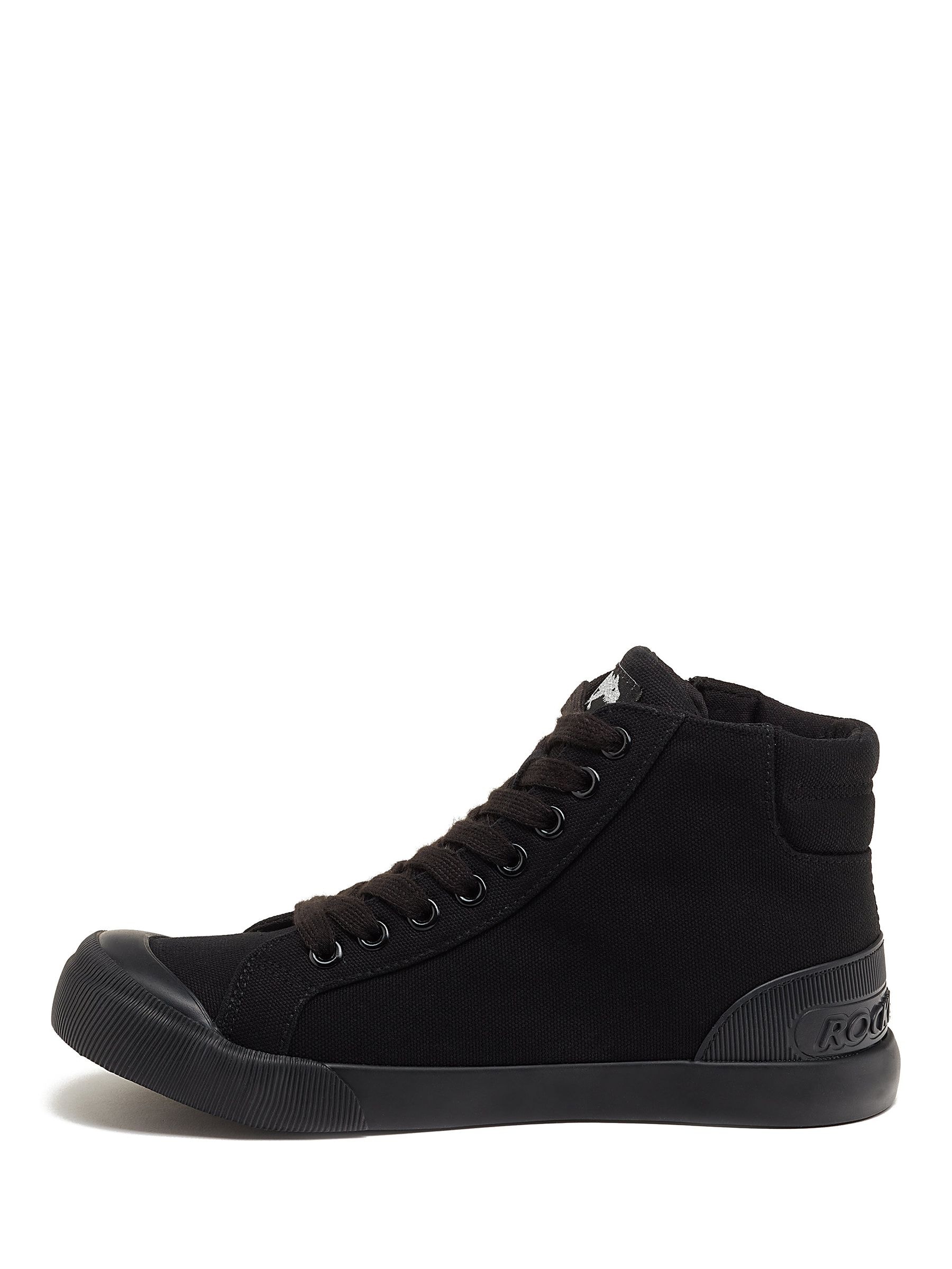 Buy Rocket Dog Black Jazzin Hi 12A Canvas Trainers from Next Romania