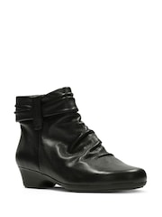 Clarks Black Leather Matron Ella Boots - Image 3 of 7