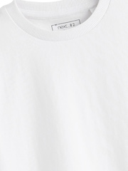 White Regular Fit Short Sleeve T-Shirt (3-16yrs) - Image 3 of 3
