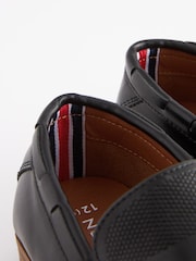 Black Tassel Wide Fit (G) Smart Tassel Detail Loafers - Image 5 of 6