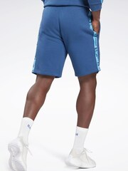Reebok Blue Identity Tape Shorts - Image 2 of 4