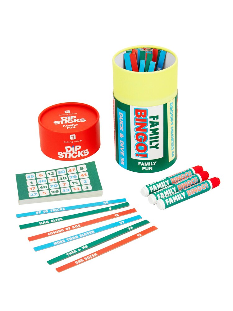 Talking Tables Dipsticks Family Bingo Game - Image 1 of 3