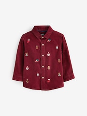 Plum Purple Christmas Shirt (3mths-7yrs) - Image 3 of 5