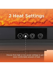 Warmlite Grey Electric Fireplace Heater - Image 4 of 6