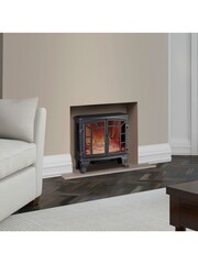 Warmlite Grey Electric Fireplace Heater - Image 6 of 6