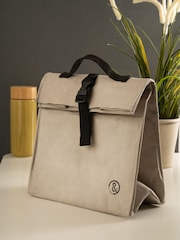 &Again Grey Paper Cooler Lunch Bag - Image 3 of 4