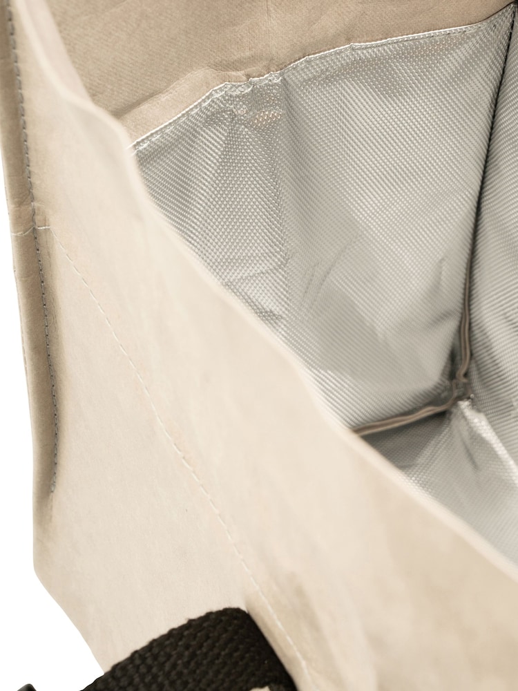 &Again Grey Paper Cooler Lunch Bag - Image 4 of 4