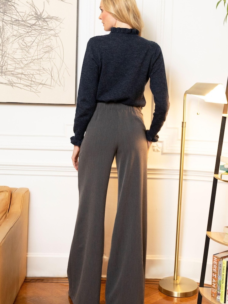 Hot Squash Grey Wideleg Trousers - Image 2 of 3