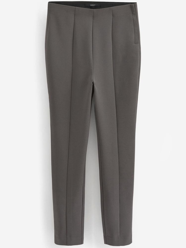 Grey Tailored High Waist Skinny Trousers - Image 5 of 5