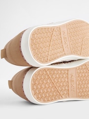 Stone Natural Canvas Derby Trainers - Image 6 of 6