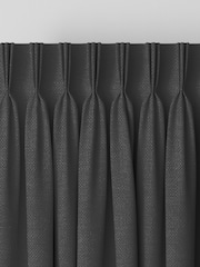 Charcoal Grey Paso Made To Measure Curtains - Image 5 of 9