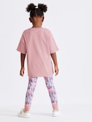 Pink Butterfly T-Shirt And Leggings Set (3-16yrs) - Image 2 of 5