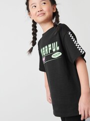 Black Racer Oversized Graphic T-Shirt (3-16yrs) - Image 1 of 5