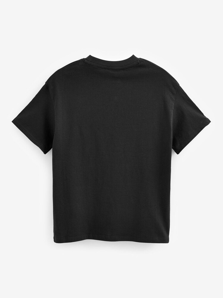 Black Racer Oversized Graphic T-Shirt (3-16yrs) - Image 5 of 5