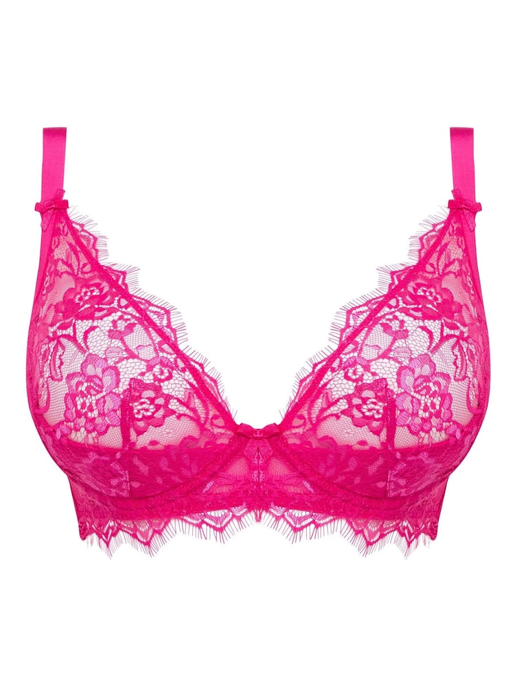 Figleaves Pink Pulse Plunge Bra - Image 5 of 5