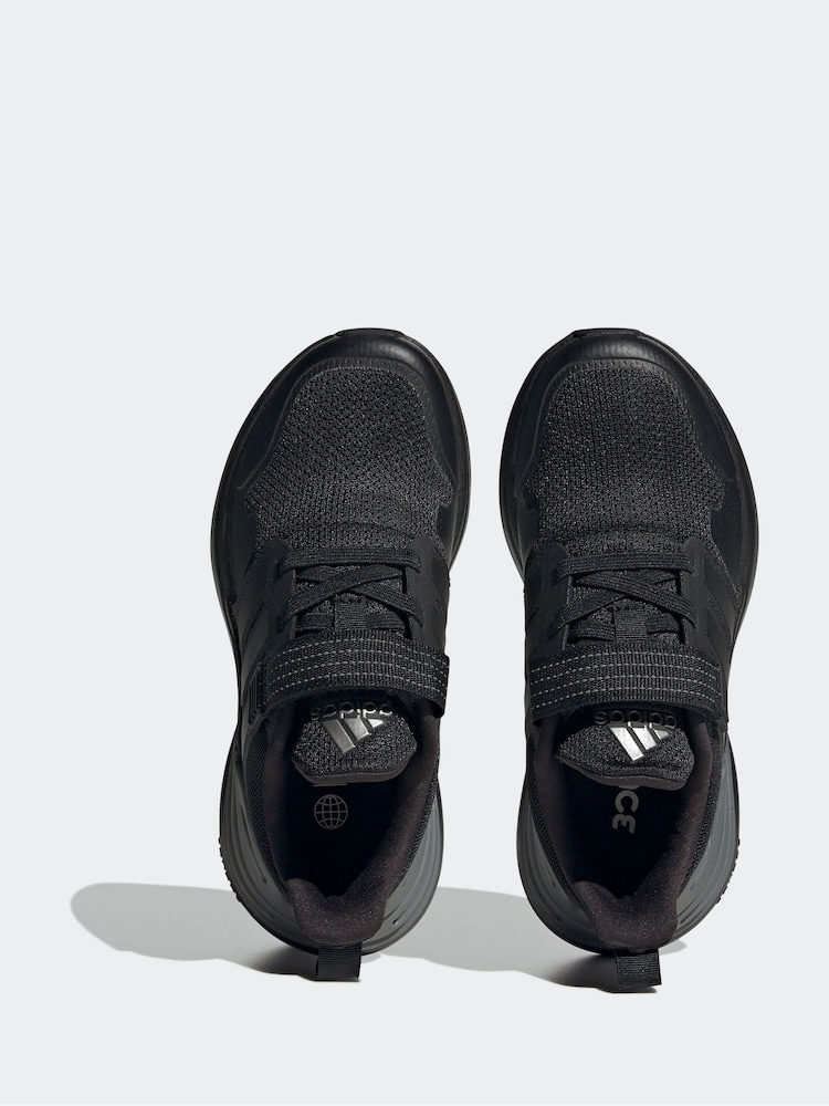 Czarny - Buty sportowe adidas Sportswear Rapidasport Bounce z elastycznymi sznurowadłami i zapięciem na rzep - Image 6 of 9