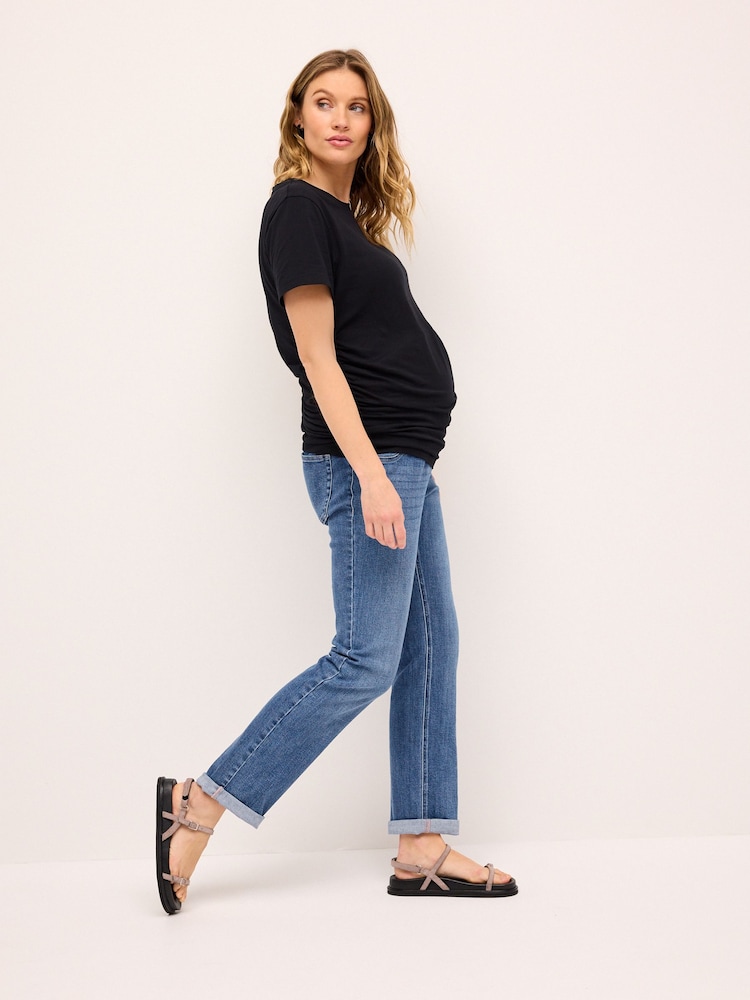 Mid Blue Maternity Slim Fit Jeans - Image 2 of 7