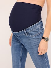 Mid Blue Maternity Slim Fit Jeans - Image 5 of 7