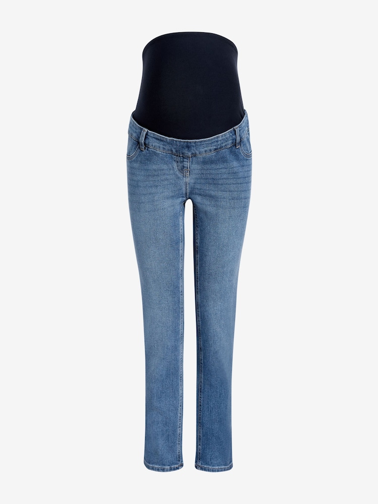 Mid Blue Maternity Slim Fit Jeans - Image 6 of 7