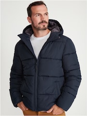 M&Co Blue Padded Jacket - Image 1 of 3