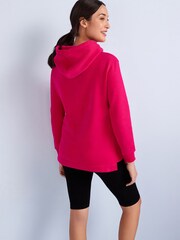 Fushsia Pink Maternity Nursing Hoodie - Image 2 of 4