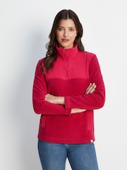 Tog 24 Pink Barclay Press Stud Neck Fleece - Image 2 of 8