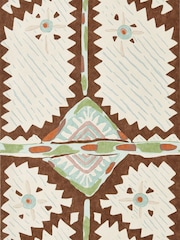 Harlequin Beechwood Lagoon Zamora Brocha A4 Wallpaper Sample - Image 1 of 1