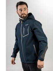 Caterpillar Blue Capstone Hooded Soft Shell Jacket - Image 3 of 8